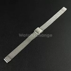 Silber 9 mm Uhrenarmband für TISSOT Mesh Milanaise Stahl Metallband Armband - Bild 1 von 6