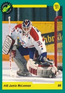 1991 Classic French #40 JAMIE McLENNAN - Lethbridge Hurricanes
