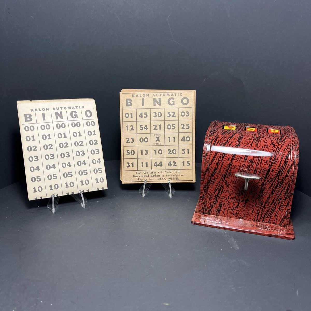 Bingo Gambling Vintage Manufacture Board & Traditional Games for