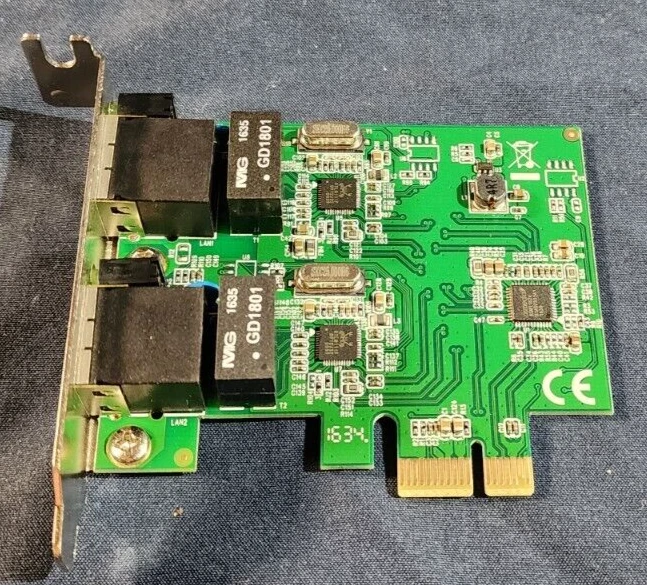 Syba SD-PEX24041 *Low Profile* Dual Port Gigabit NIC - Image 1 of 4