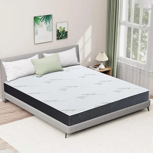 5 Inch 6 Inch Waterproof Mattress Memory Foam King Queen Bamboo Cooled Mattress - Picture 1 of 6