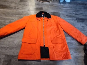 VTG SEARS SPORTS CENTER TED WILLIAMS  Men's Hunting Jacket Orange size 44 - Picture 1 of 17