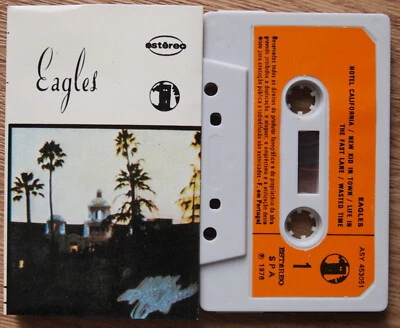 EAGLES - HOTEL CALIFORNIA (RADIO TRIUNFO ASY453051) PORTUGAL CASSETTE TAPE - Image 1 of 3