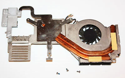 Genuine AMD CPU Fan & Heatsink w/Screws 361380-001--Compaq/HP 2100/2105 Laptop - Image 1 of 4