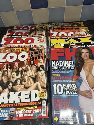 BUNDLE OF VERY EARLY  ISSUES OF LADS MAG  ZOO FROM 2005 PLEASE SEE DETAILS  - Image 1 of 4