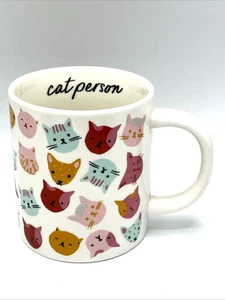 Parker Lane Cat Person Kaffeebecher Steingut Miau - Bild 1 von 6