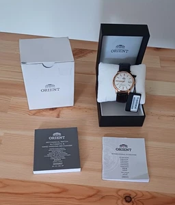 Orient Bambino Gold 2nd Generation FAC00005W0 Automatic Men's Watch, Brand New - Picture 1 of 12
