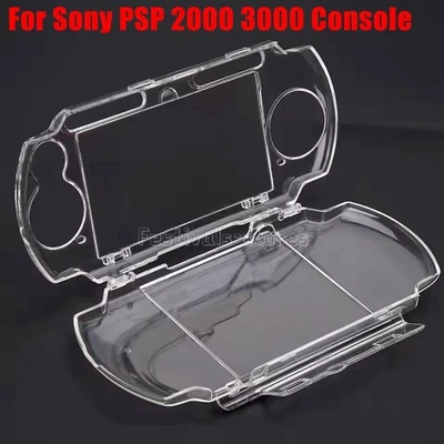 Clear Anti-dust Hard Skin Case Protector Cover for Sony PSP 2000 3000 Console - Image 1 of 4