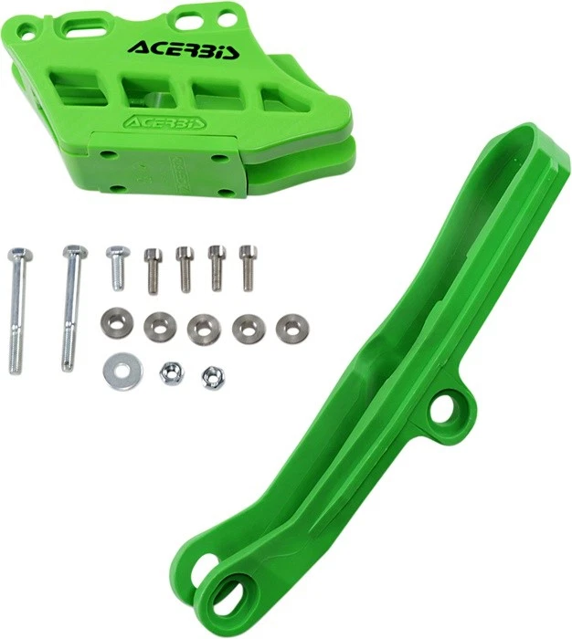 Acerbis Chain Guide 2.0 & Slider Kit verde para Kawasaki KX450F 2019 Foto 1 de 1