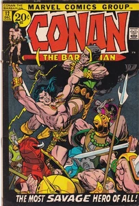 CONAN DER BARBAR #12 (1971) F/VFINE 7.0 BARRY WINDSOR-SMITH MARVEL COMICS🔑 - Bild 1 von 2
