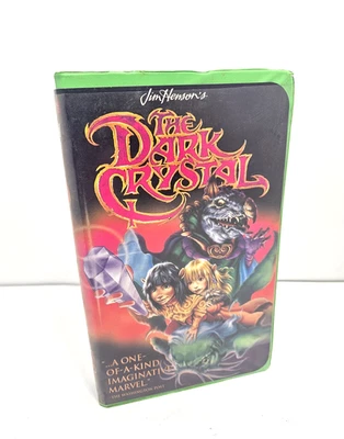 Jim Hensons The Dark Crystal VHS 1994 Clamshell Fantasy Adventure Family Movie Foto 1 de 3