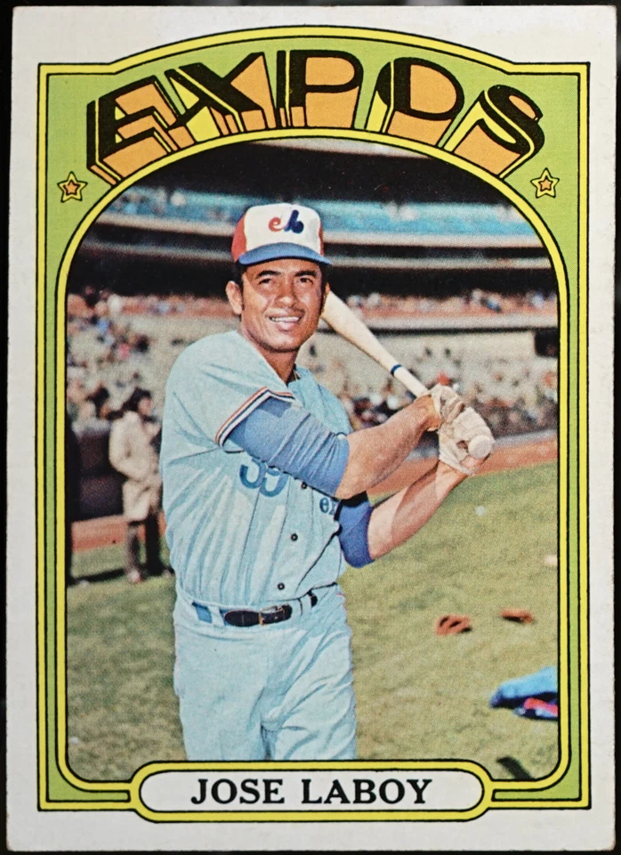 1972 Topps Baseball Jose Laboy #727 EX - Image 1 of 1