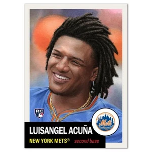 Topps MLB® Living Set® Card #843 ⚾️ Luisangel Acuña RC ⚾️ New York Mets - Picture 1 of 2