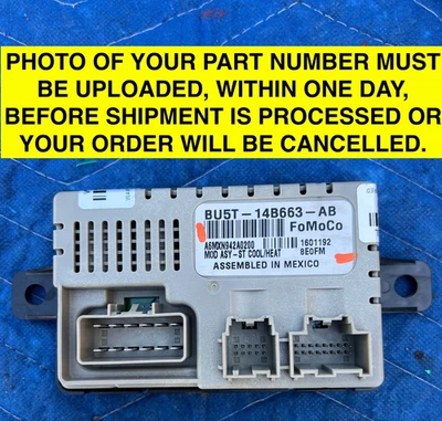 ‼️Ford Lincoln Front Heated/Cooled Seat Module BU5T-14B663-AB  ‼️ Foto 1 de 4