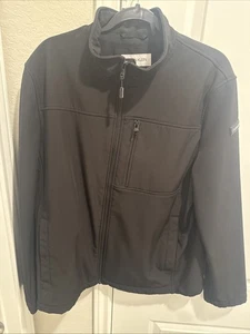 Calvin Klein Jacket Men’s Full Zip Black Size Large - Picture 1 of 7