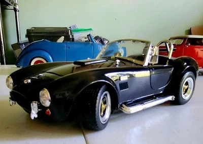Shelby Cobra Collectibles 427 1964 S/C azul rayas blancas 1:18 coche modelo diecast Foto 1 de 4