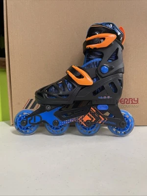 Roller Derby Tracer Boys Roller Blades Youth USA 12-1 New In Box - Image 1 of 4