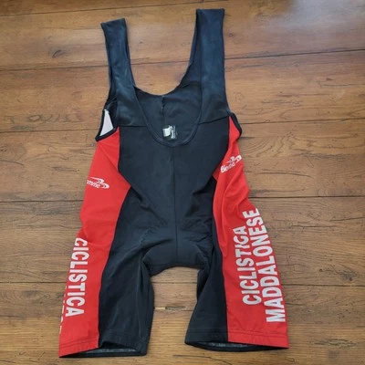 Biemme Mens 6-XXL-54 Cycling Bibshorts Italy 8" 18" (7/10) Pad Spandex - Image 1 of 4