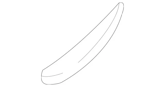 Alerón lateral original Mercedes-Benz 117-885-27-01-64 Foto 1 de 1