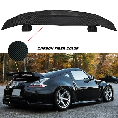 52" Carbon Fiber Spoiler Wing Rear Trunk Wing GT Style For Nissan 350Z 370Z - Image 1 of 4