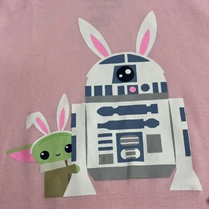 NWT Gap Baby Star Wars PJ Set Girls Size 5 Grogu Yoda Easter Bunny Pajamas R2 D2 - Picture 1 of 9