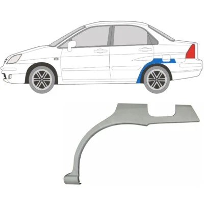 SUZUKI LIANA 2001- REAR WHEEL ARCH REPAIR PANEL REAR WING / LEFT LH - Image 1 of 2