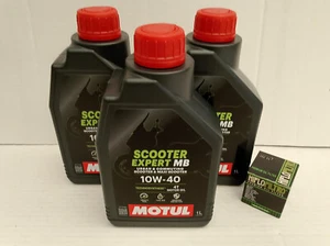 Motul Scooter Öl teilsyn JASO MB / Ölfilter Honda SH 300i auch Sporty 07 - 20  - Bild 1 von 1