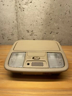 ✅ 05-10 HONDA ODYSSEY PILOT ACCORD OVERHEAD MAP DOME LIGHT W/ CUBBY OEM Beige - Image 1 of 4