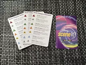 Disney Scene It? 4 Reference Replacement Cards - Picture 1 of 3