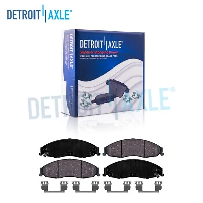 Pastillas de freno delanteras de cerámica con juego de hardware para Cadillac CTS STS Pontiac Grand Prix Foto 1 de 4