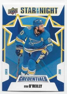 19/20 UPPER DECK CREDENTIALS 2nd STAR OF THE NIGHT Ryan O'Reilly #2S-03 - Picture 1 of 1