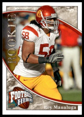 2009 Upper Deck Heroes #173 Rey Maualuga RC USC Trojans - Image 1 of 2