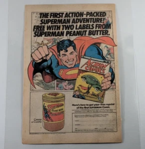 Pubblicità Superman Burro di Arachidi - Laminato dal fumetto originale Atari Force - Foto 1 di 4