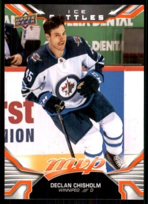 2022-23 Upper Deck MVP Orange Ice Battles #236 Declan Chisholm Jets - Image 1 of 2