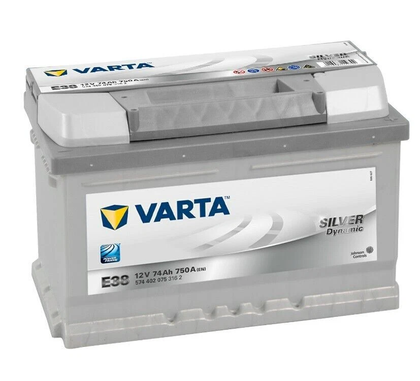 VARTA SILVER DYNAMIC E38 12V 74Ah 750A Autobatterie (574 402 075)