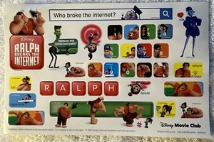 Disney Ralph Breaks The Internet Stickerbogen Disney Movie Club Exclusive - Bild 1 von 1