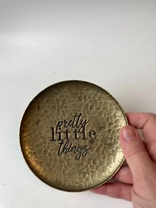 Hammered Brass Pretty Little Things Trinket Dish - Picture 1 of 3