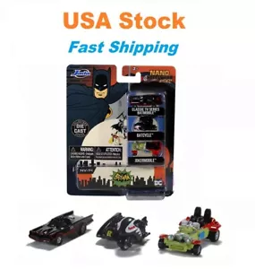 Nano Hollywood Rides Classic TV Series Batmobile 3-Pack Jada 1:65, 31988 - Picture 1 of 6