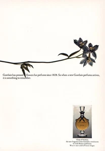 1967 Guerlain: Pressed Flowers for Perfume Vintage Print Ad - Picture 1 of 1
