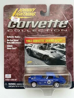 CORVETTE GRAND SPORT 1963 '63 AZUL 1/64 COLECCIÓN JOHNNY LIGHTNING CORVETTE Foto 1 de 4