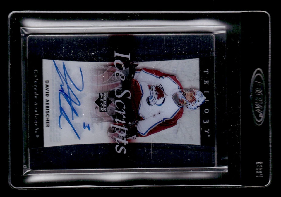 2005-06 Upper Deck Trilogy Ice Scripts #ISDA David Aebischer Auto - NM-MT - Image 1 of 1