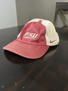 Nike Florida State Seminoles Dad Hat Cap Mesh Back Adjustable FSU - Picture 1 of 7