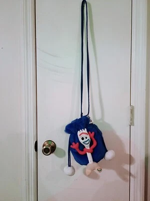 Bolso con cordón peludo azul forky Disney Toy Story 4. Foto 1 de 3