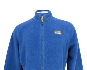 LL Bean Fleece Jacket Men’s Large Regular Blue Full Zip - Bild 1 von 10