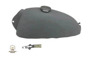 FIT FOR Royal Enfield Trials 1.5 Gallon Raw Petrol / Fuel Tank With Cap & Tap - Picture 1 of 3