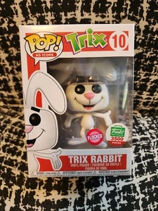 Funko PoP! Ad Icons TRIX RABBIT #10 Flocked LE 3500 Shop Exclusive + Protector! - Picture 1 of 6