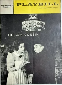 The 49th Cousin - OBC Broadway Playbill - Dec 1960 - Menasha Skulnik - Bild 1 von 3