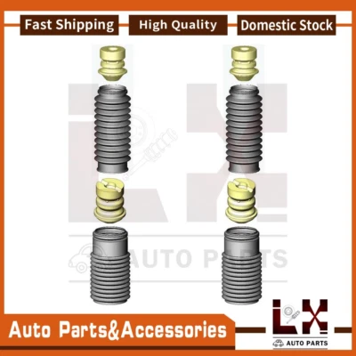 KYB Shocks Struts 4 Front Rear Suspension Strut Bellows Fits BMW M5 2002 2003 - Image 1 of 4