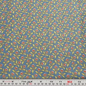 Folklorique by Joanna Figueroa Lisa Quan for Moda Floral Cotton Remnant 10" x 43 - Picture 1 of 2
