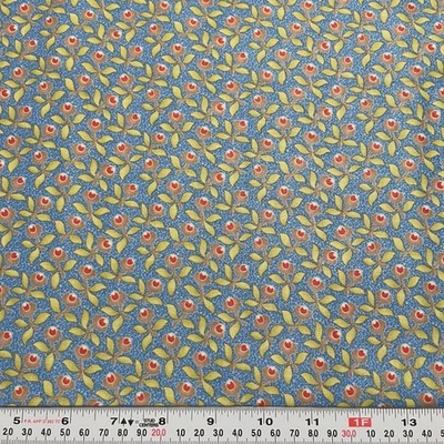 Folklorique by Joanna Figueroa Lisa Quan for Moda Floral Cotton Remnant 10" x 43 - Image 1 of 2